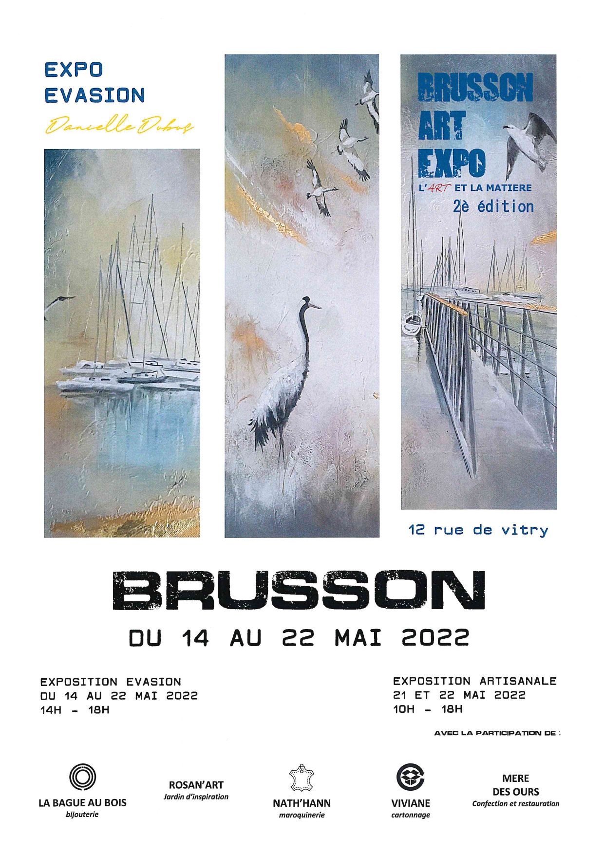 Expo évasion :  Brusson 14 au 22 mai 2022