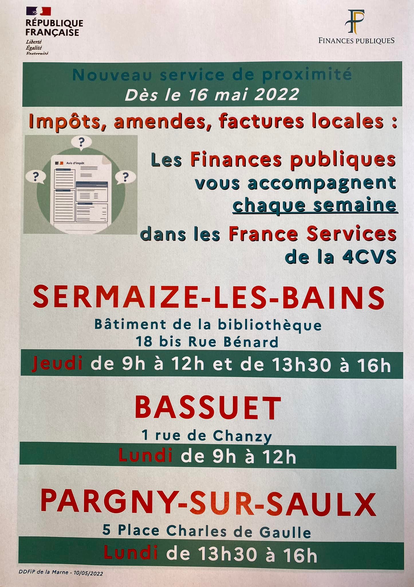 France Service : Les finances publiques vous accompagnent