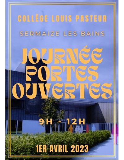 Collège Louis Pasteur de Sermaize-les-Bains – Invitation Portes Ouvertes
