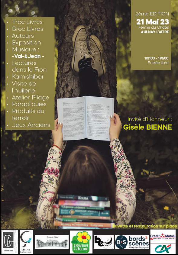 Mai des livres : Portes ouvertes culturelles à Aulnay-l’Aître le dimanche 21 mai 2023