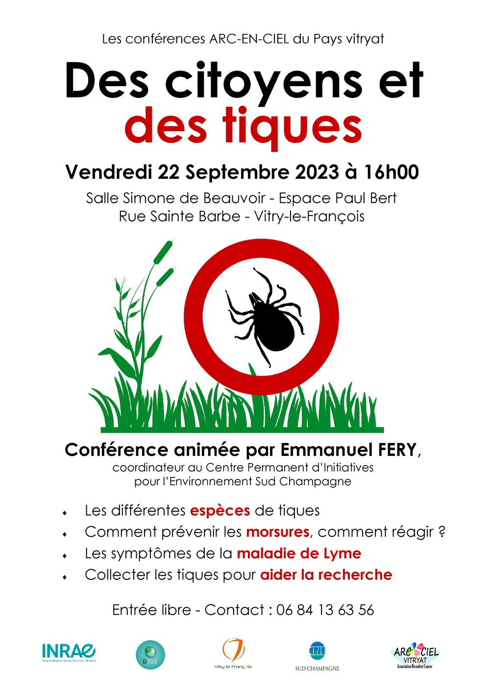 Vitry le François, vendredi 22 septembre 2023 : Des citoyens et destiques – Conférence
